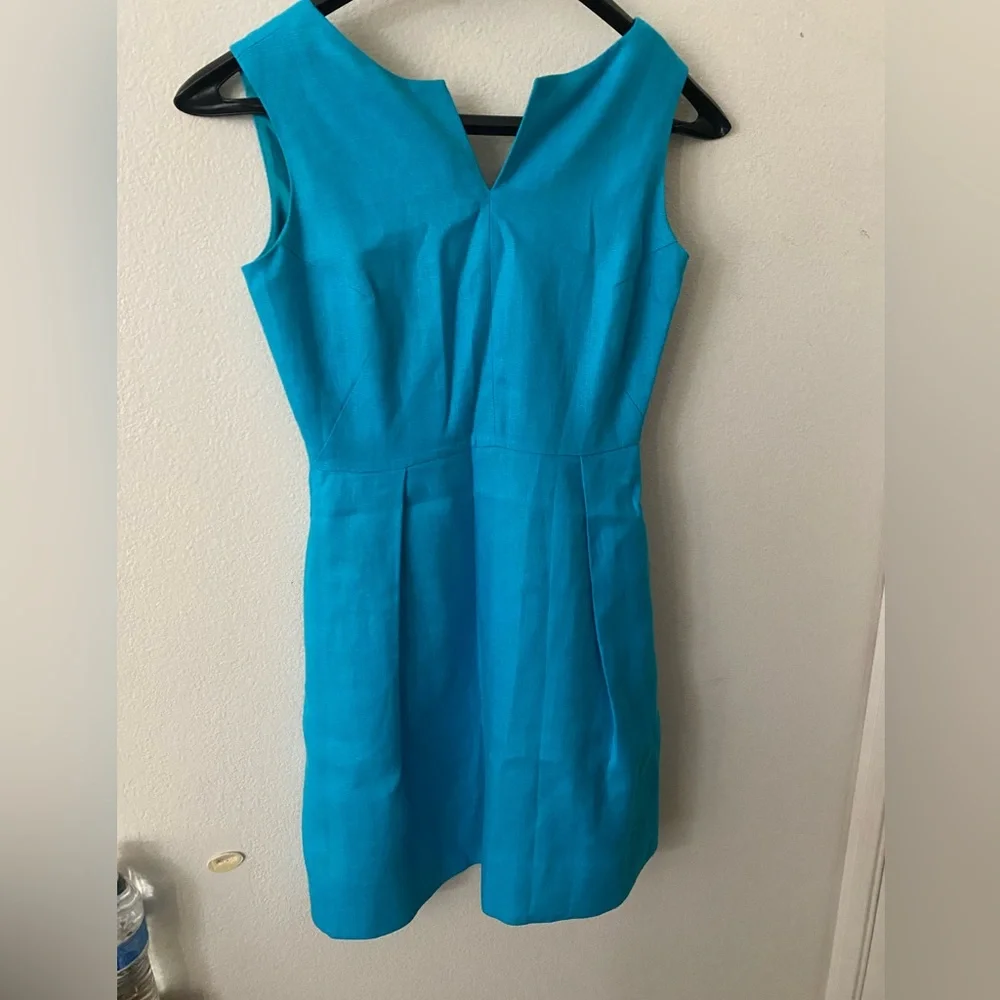 KATE SPADE Turquoise Linen Dress